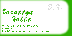 dorottya holle business card
